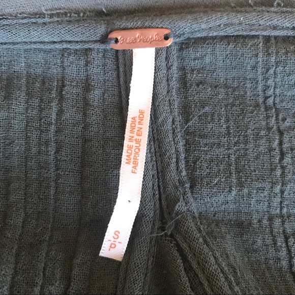 Free People tiered gauze trapeze blouse - Picture 7 of 8